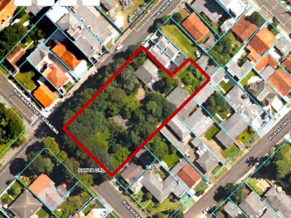 Terreno à venda, 2970 m², Santa Cruz